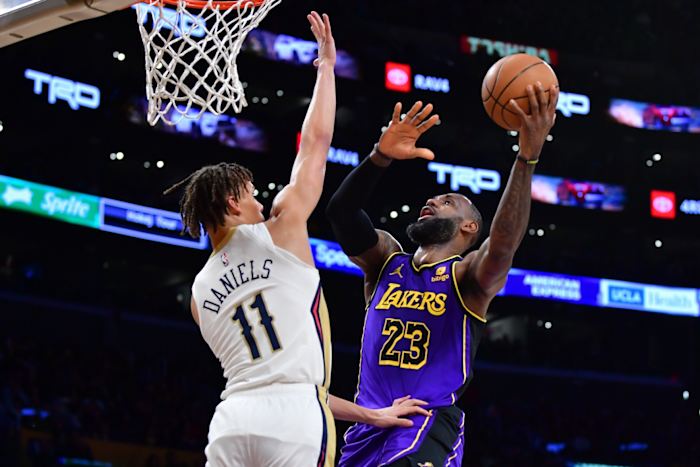 LeBron over Daniels